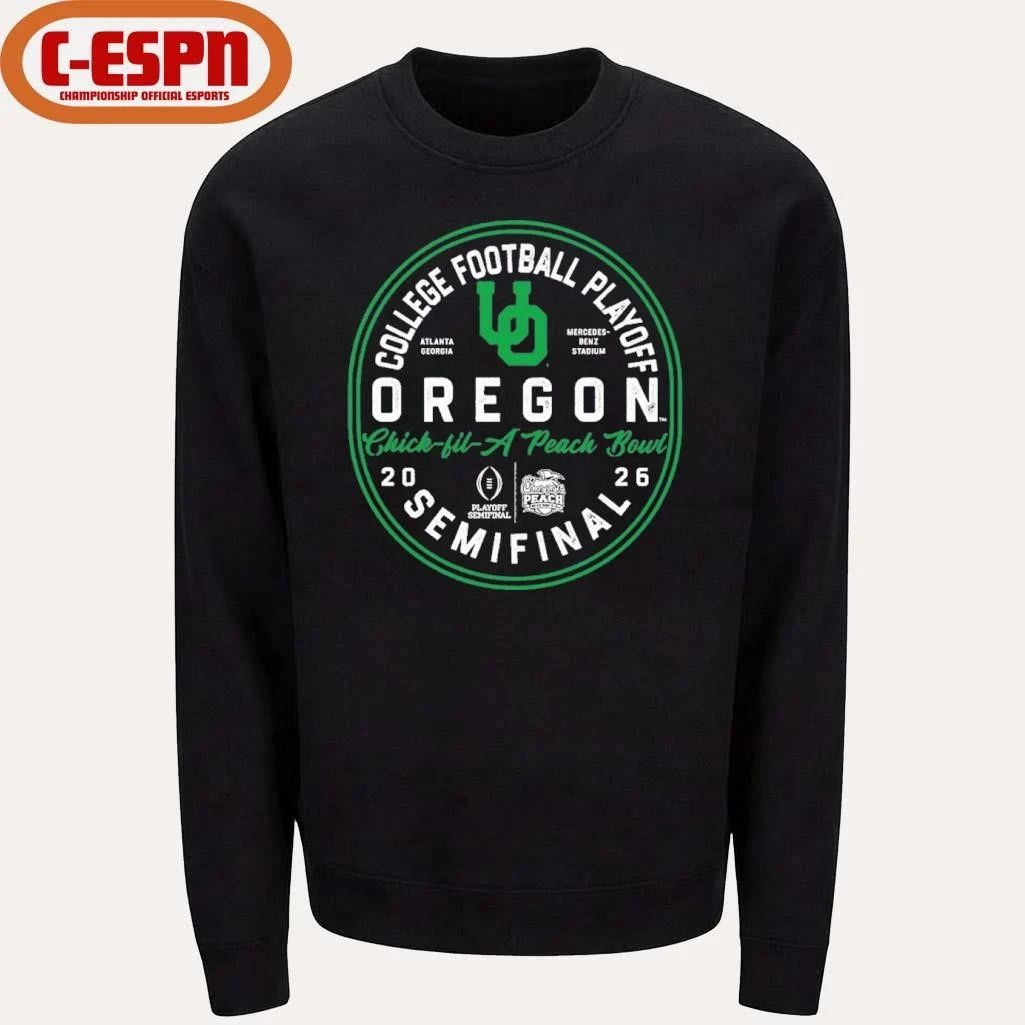 CFP Semifinal Oregon 2026 Peach Bowl Bound T-Shirt