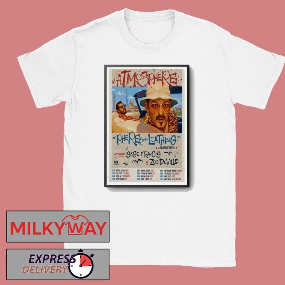 Atmosphere Poster Tour Apr & May Europe 2026 shirt