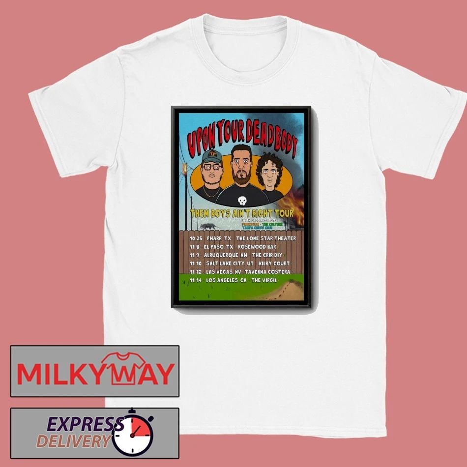 Upon Your Dead Body Fall Tour 2025 Poster shirt