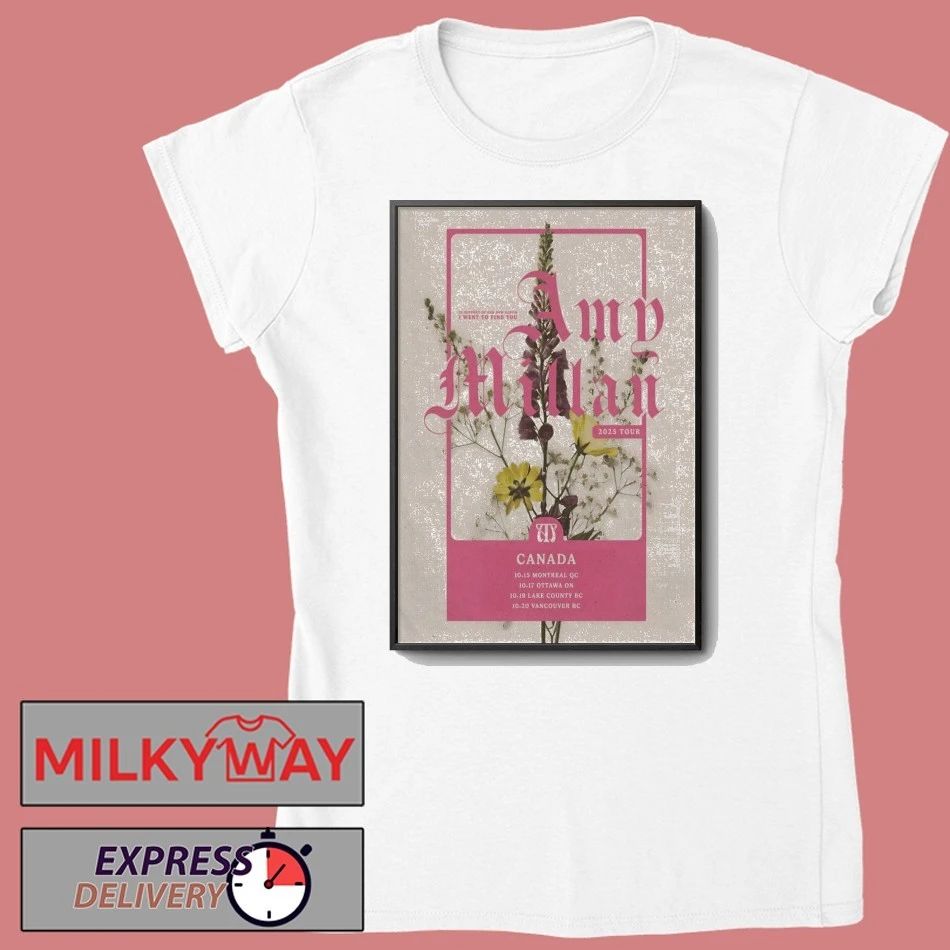 Amy Millan Canada Tour 2025 Poster shirt