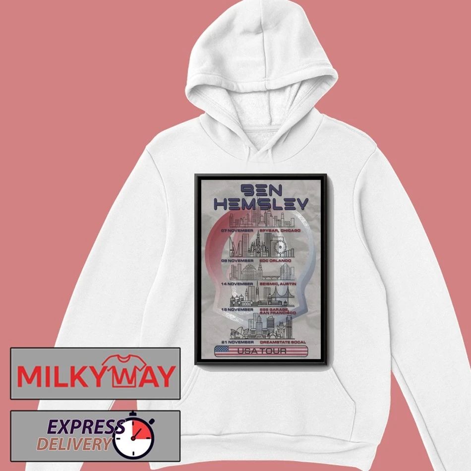 Ben Hemsley American Tour 2025 Poster shirt