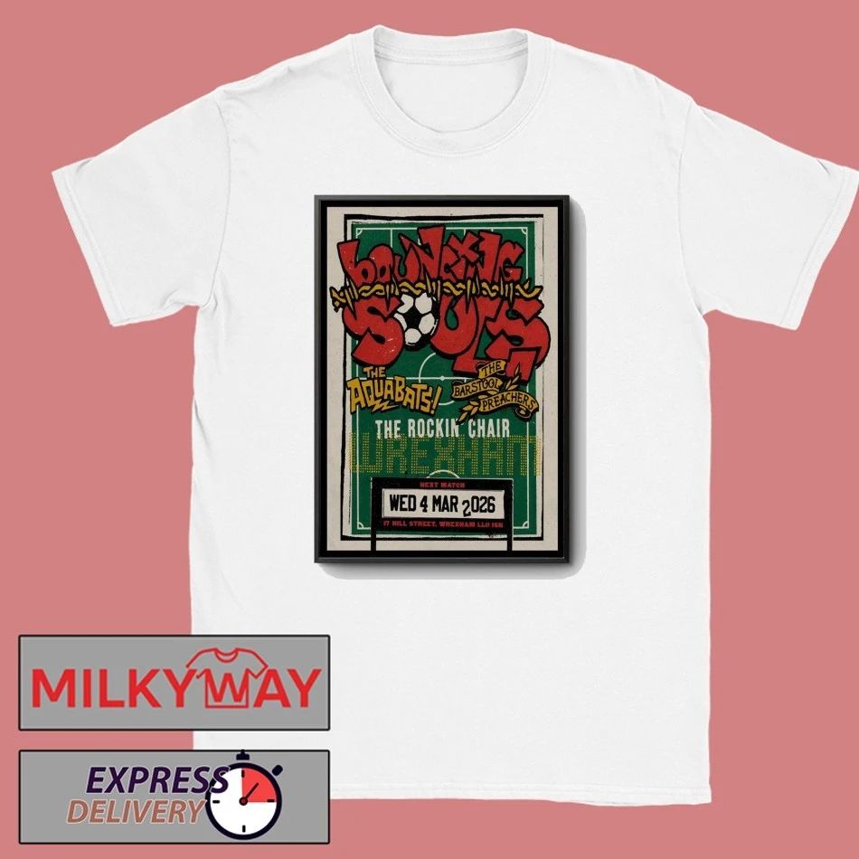 The Bouncing Souls Wrexham UK March 4 2026 Poster shirt