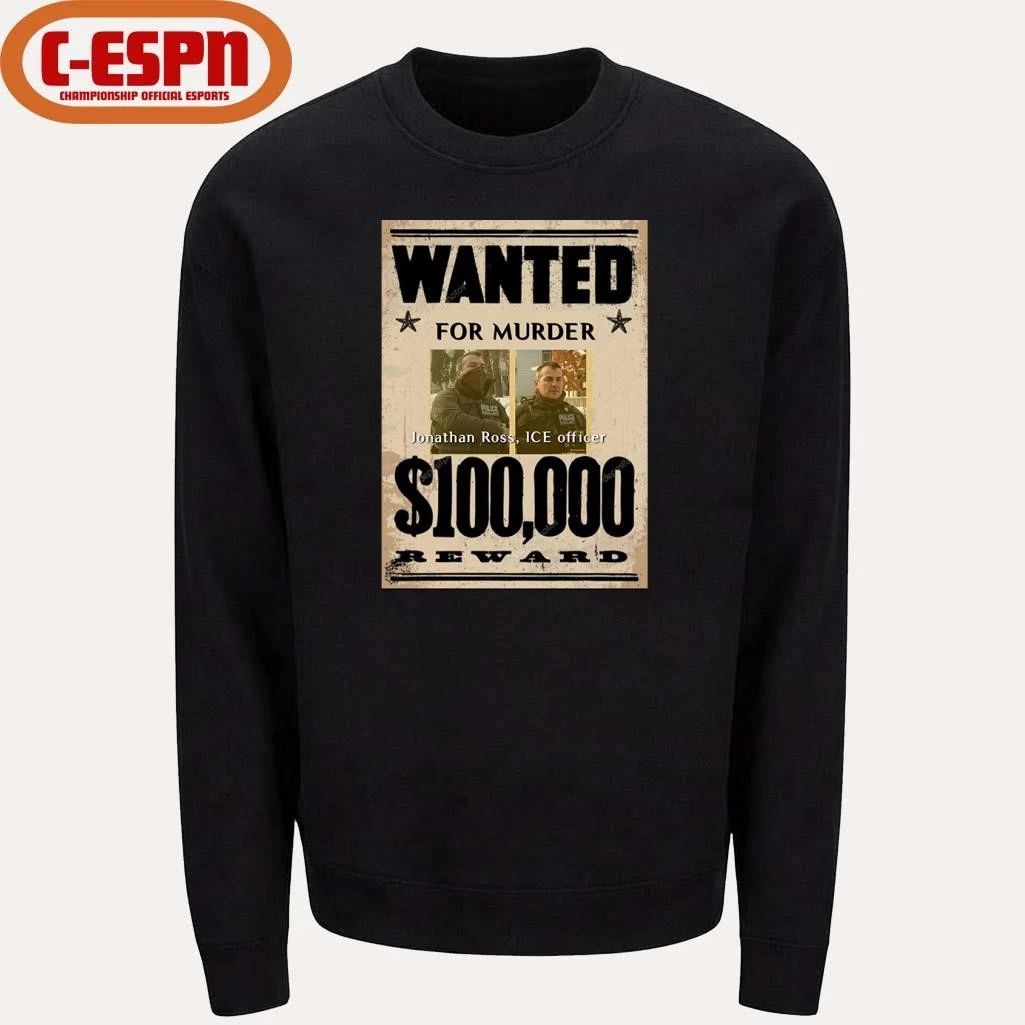 Wanted For Murder Jonathan Ross Ice Officer Shirt