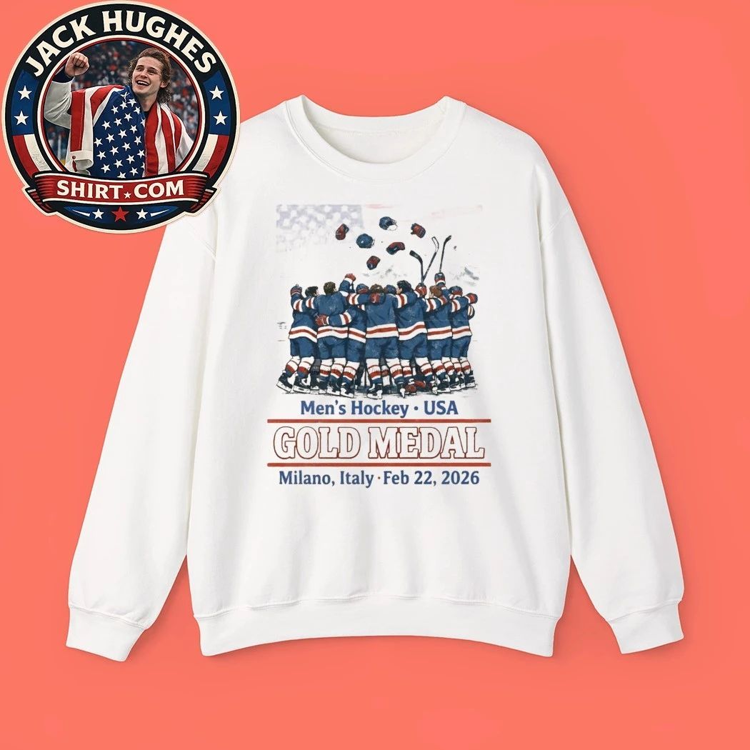 Men’s Hockey Gold in Milan USA Gold Medal Milano Italy Feb 22 2026 Trending Shirt