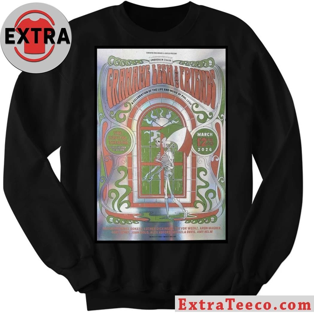 Mar 12 2026 Poster New York Grahame Lesh AND Friends T-Shirt