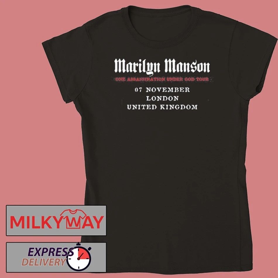 11.07.2025 London, UK Marilyn Manson Shirt