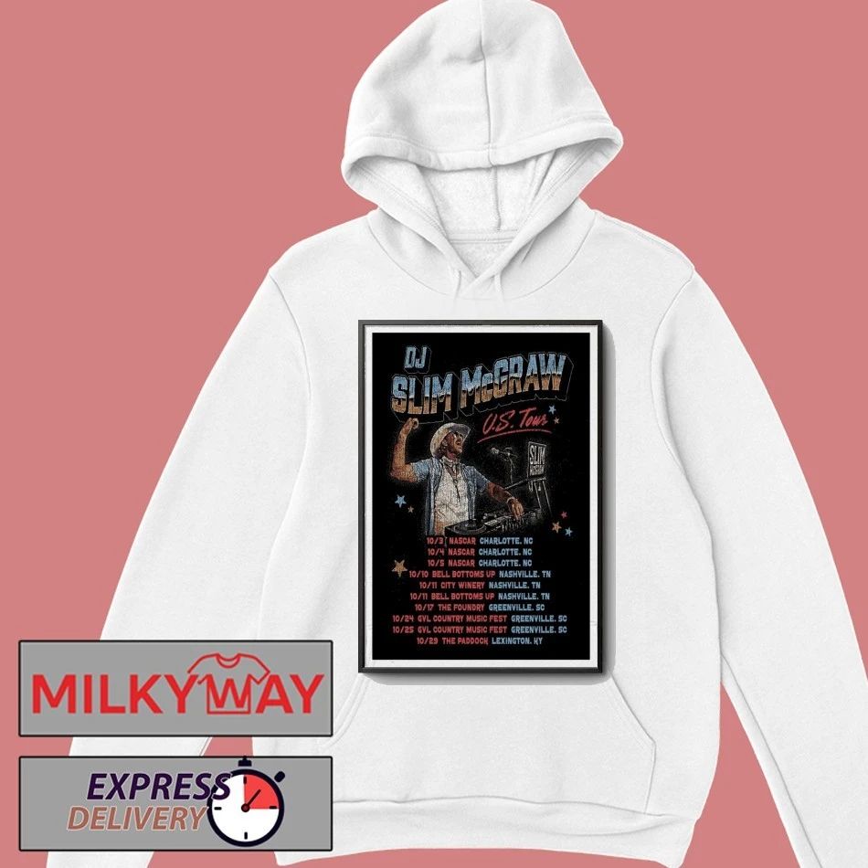 Tour DJ Slim McGraw 2025 Poster shirt
