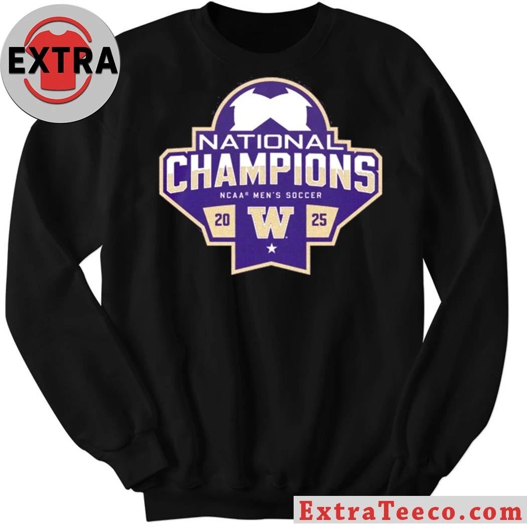 Original Washington Huskies 2025 NCAA Men’s Soccer National Champions Logo Shirt