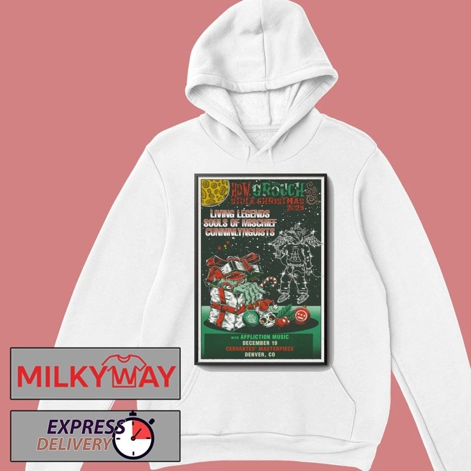 How The Grouch Stole Christmas 12 19 2025 Denver, CO Poster shirt