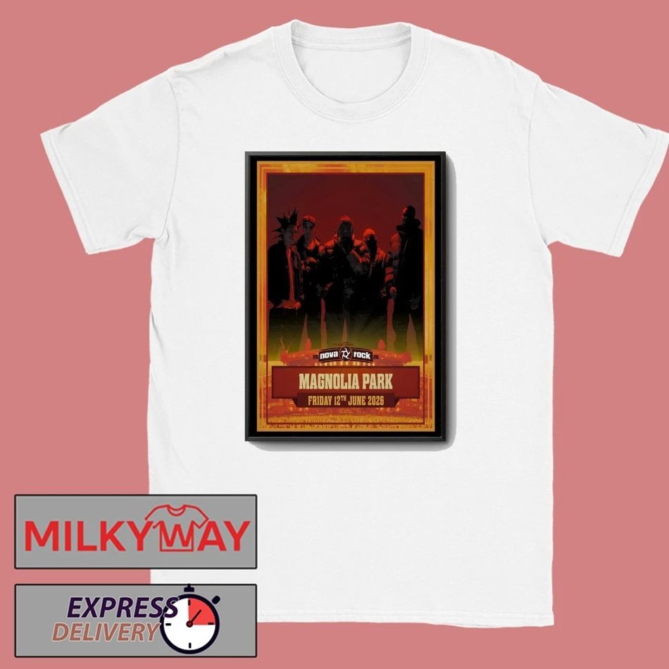 Nova Rock Festival Fall Tour 2026 Magnolia Park Poster shirt