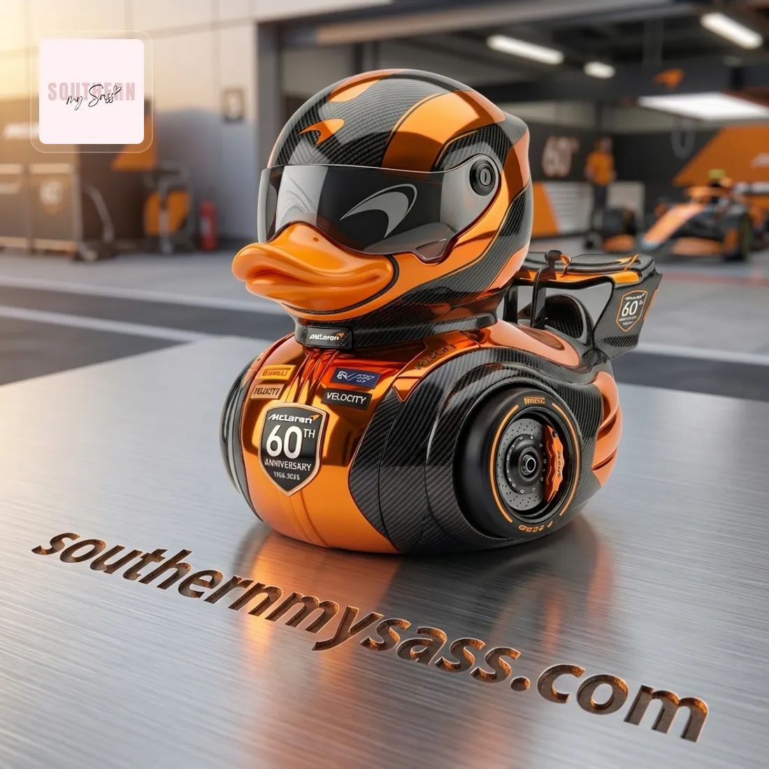 Mc aren 60th Anniversary Rubber Duck