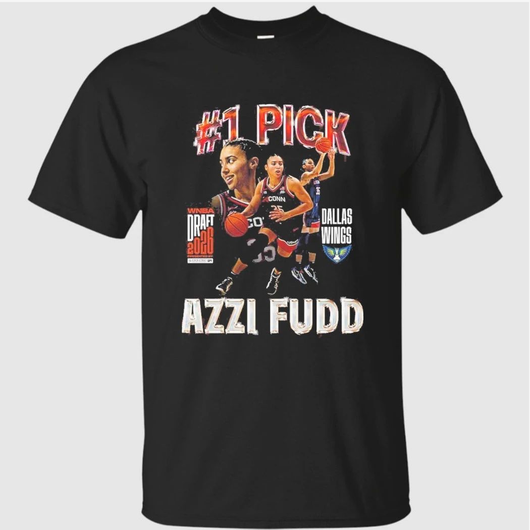 Azzi Fudd No 1 Overall Pick The 2026 WNBA Draft Shirt