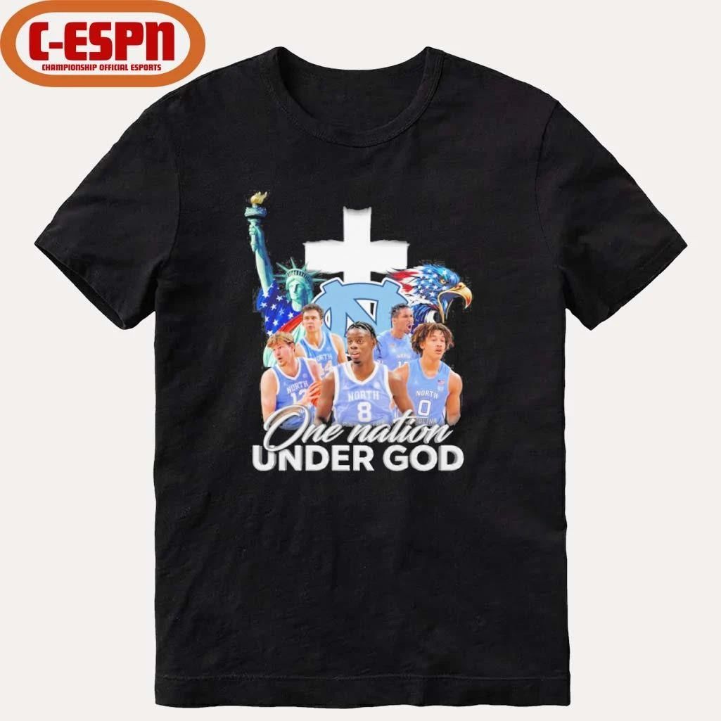 One Nation Under God UNC Men’s Basketball Shirt