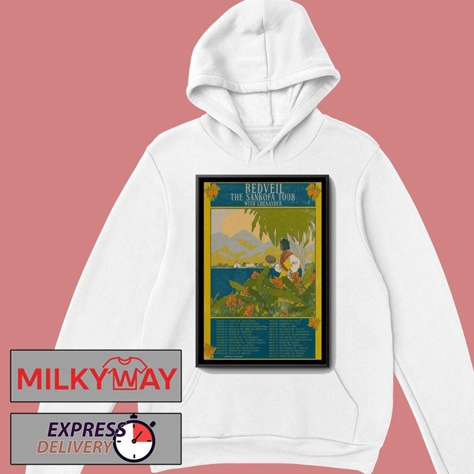 Redveil The Sankofa Tour 2026 Poster shirt