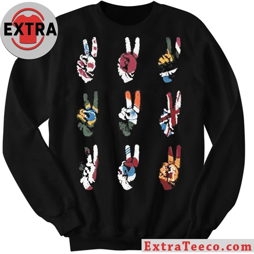 Multi Peace Hand by John Varvatos Shirt
