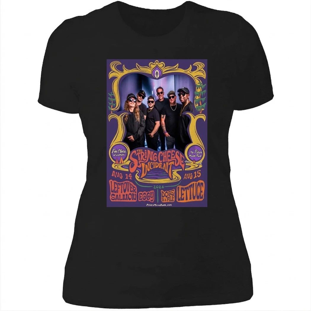 The String Cheese Incident Aug 14 2026 Pines Music Park in Eau Claire Tour Shirt