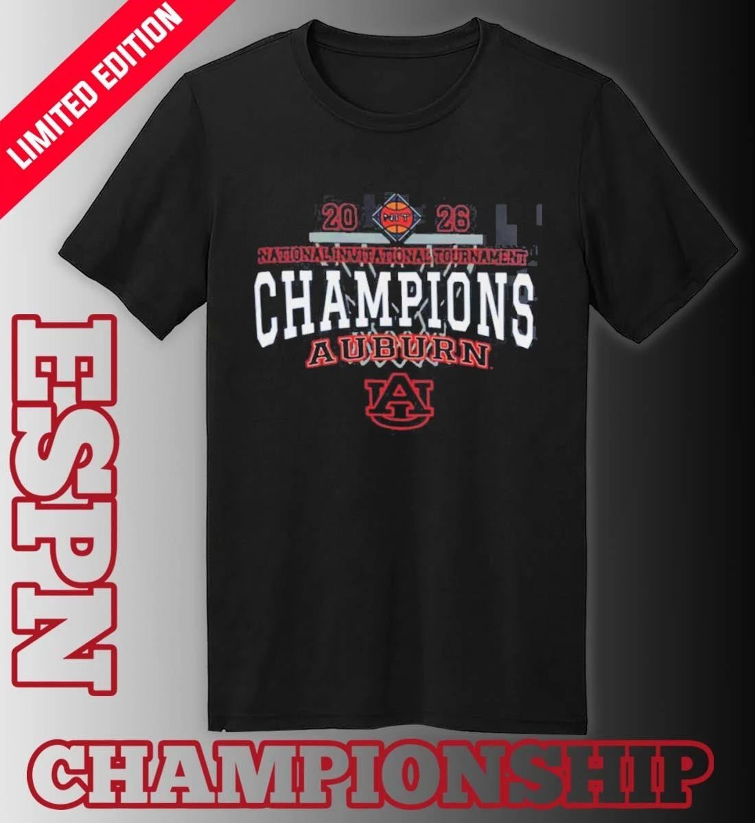 Auburn Tigers Men’s Basketball 2026 NIT Champions Shirt