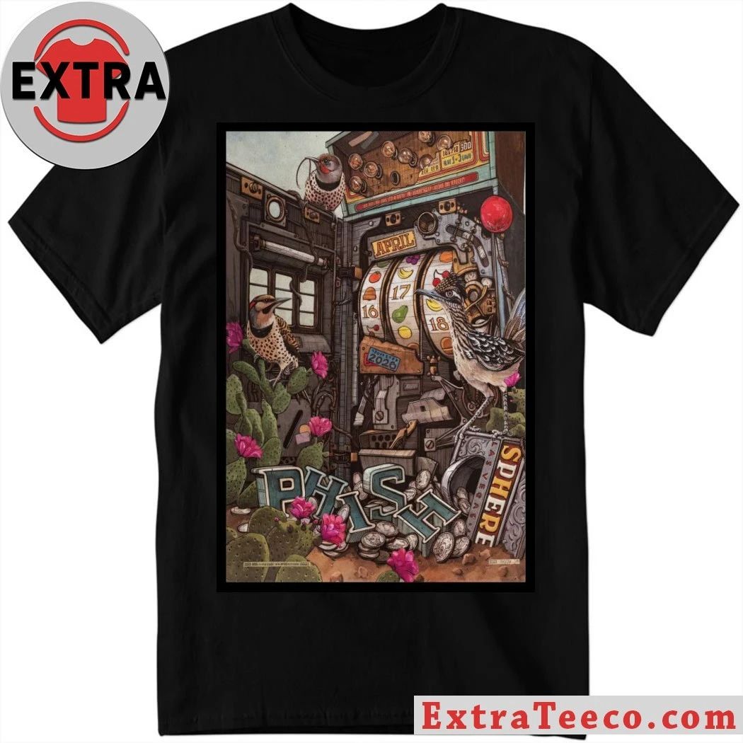 Phish Sphere in Las Vegas April 16-17-18 2026 Poster Shirt