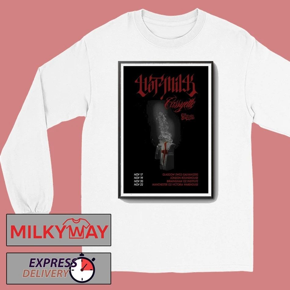 Milk Rock Band Concert Poster shirt