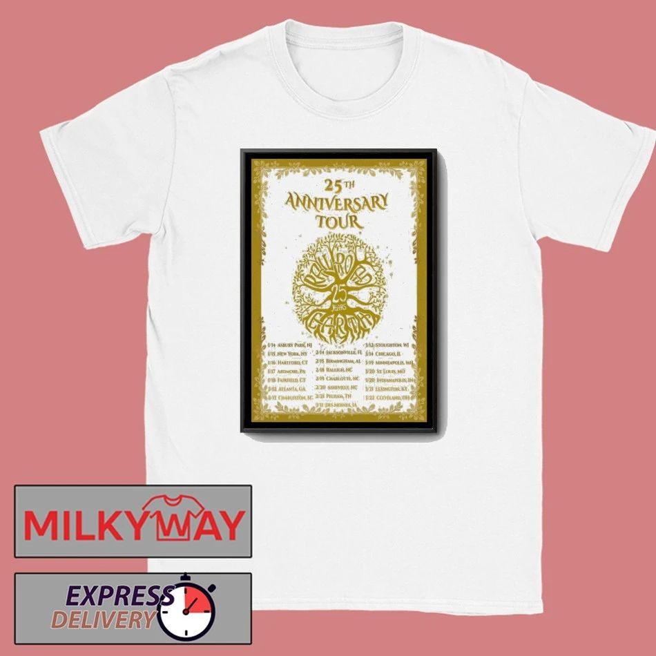 25th Anniversary Tour Railroad Earth Poster shirt