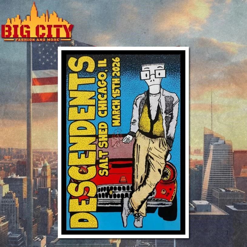 Descendents At The Salt Shed On Mar 15 2026 Poster Shirt