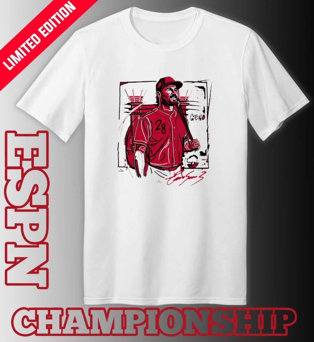 Eugenio Suarez Drip & Splatter Black White Shirt
