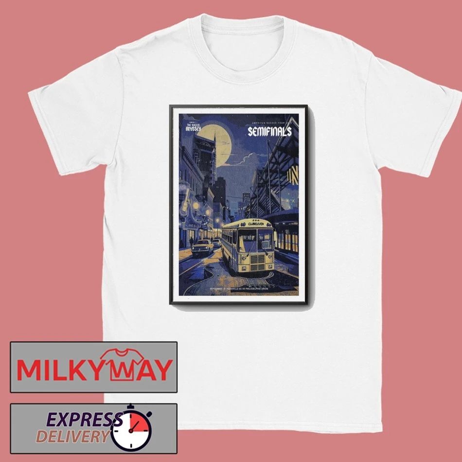 Nashville SC vs. Philadelphia Union Game 2025 Poster shirt