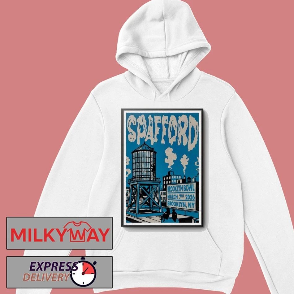 Spafford Brooklyn NY Poster Mar 7 2026 shirt