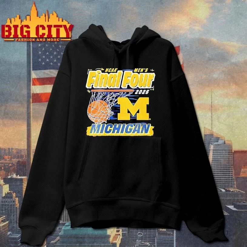 Michigan Wolverines Hockey 2026 NCAA Men’s Frozen Four Shirt