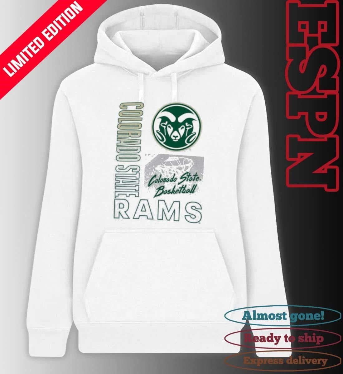 Colorado State Rams Basketball NCAA Bench T-Shirt