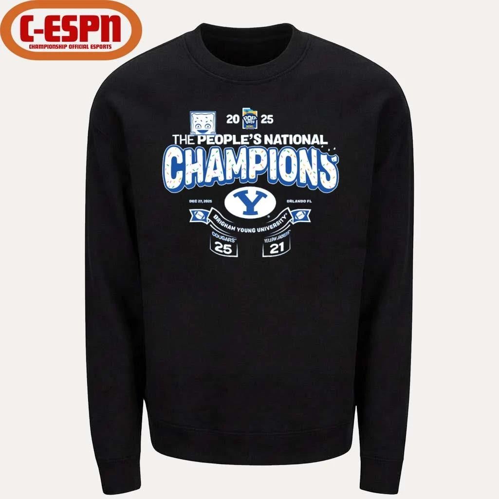 BYU 2025 Pop-tarts Bowl The People’s National Champions Shirt
