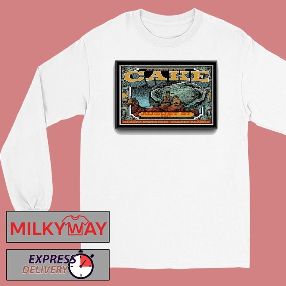 CAKE Palmer Borealis Theatre on 8.27.2026 Poster shirt