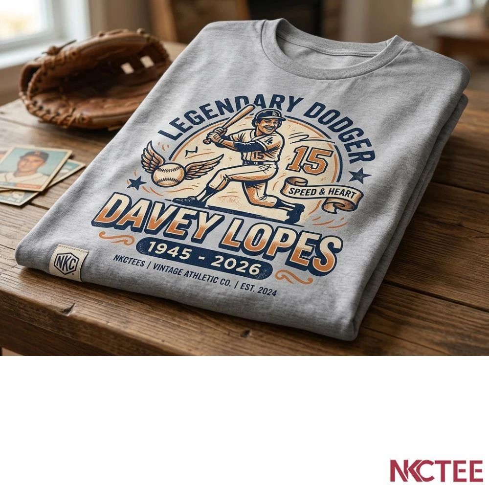 NKCtees Legendary Dodger Davey Lopes 1945-2026 shirt