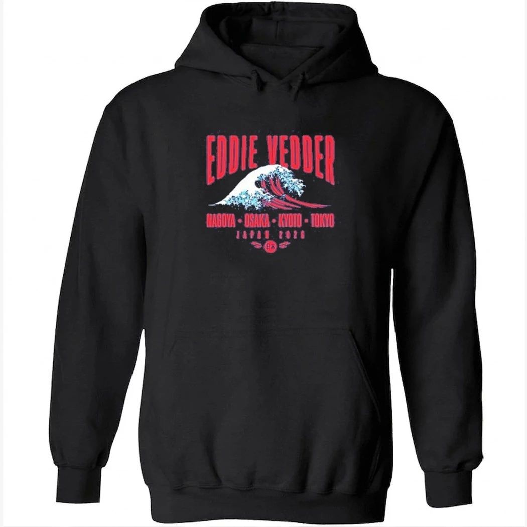 Eddie Vedder 2026 Japan Tour Great Wave Shirt