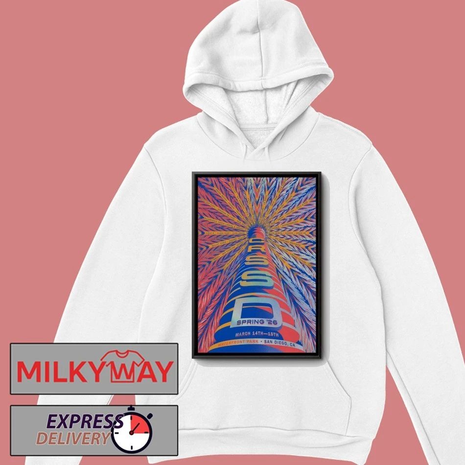 CRSSD Fest Mar 14-15 2026 Waterfront Park In San Diego CA Poster shirt