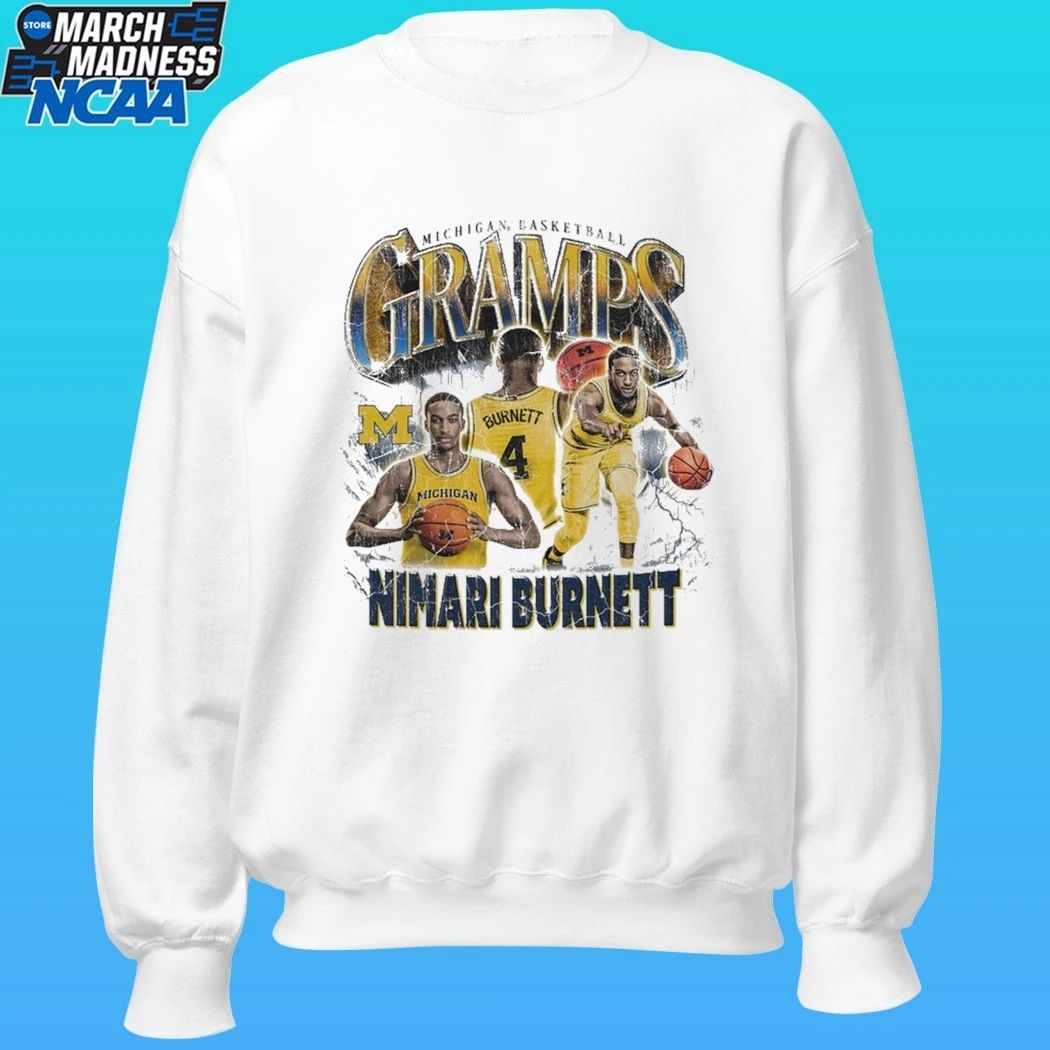 Michigan Basketball Gramps Nimari Burnett Shirt