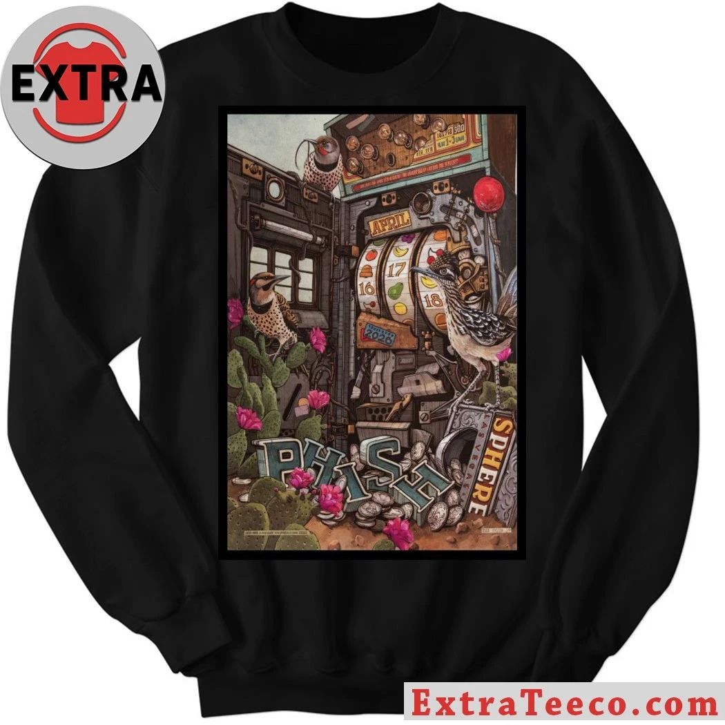 Phish Sphere in Las Vegas April 16-17-18 2026 Poster Shirt