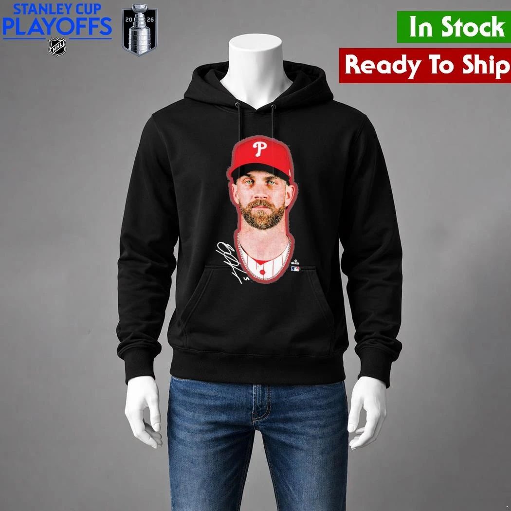 Philadelphia Phillies Bryce Harper Outerstuff Black Headliner Shirt