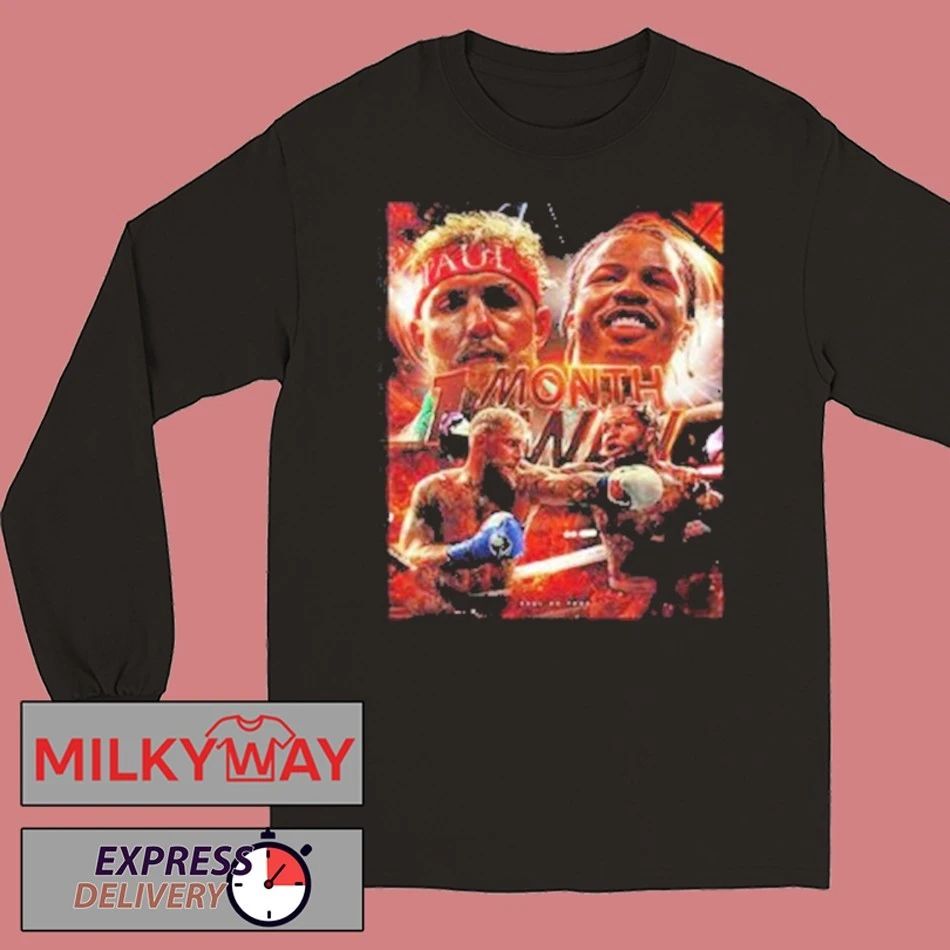 Jake Paul vs Gervonta Davis 1 Month Away Shirt