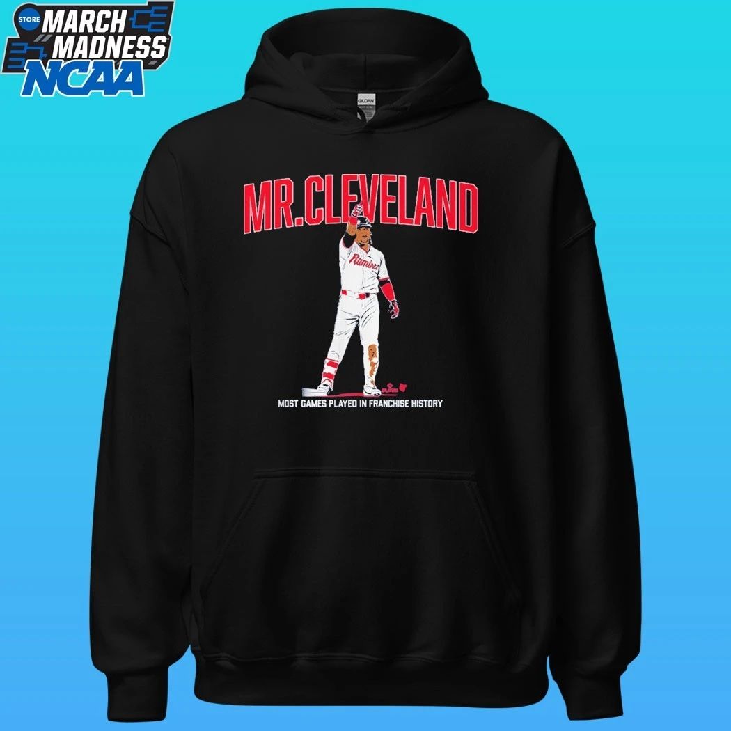 Jose Ramirez Mr. Cleveland Most Games Played In Franchise History Shirt