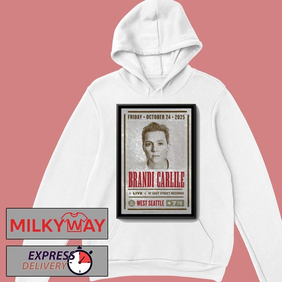 Carlile October 24 2025 West Seattle Poster shirt