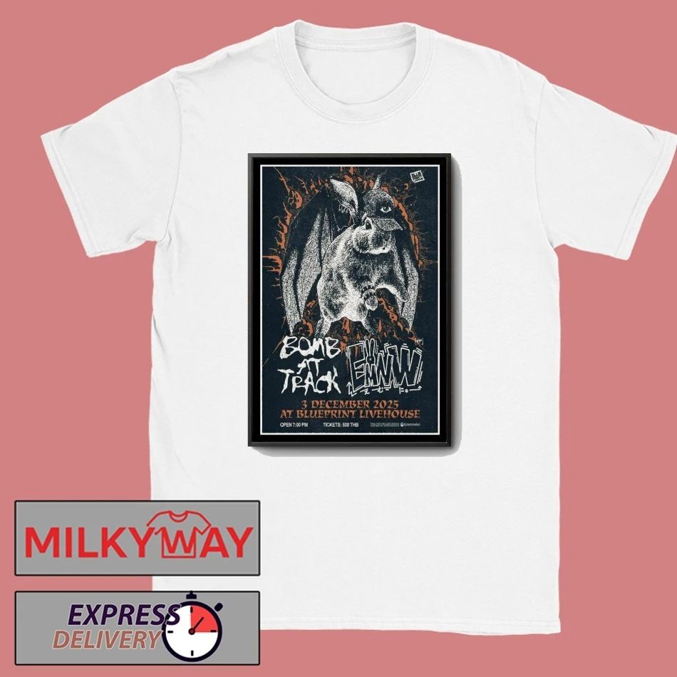 EMNW Bomb At Track Blueprint Livehouse Live 2025 Poster Shirt