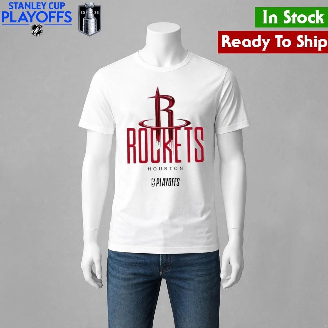 NBA Playoffs Houston Rockets Basketball Logo Graphic Shirt
