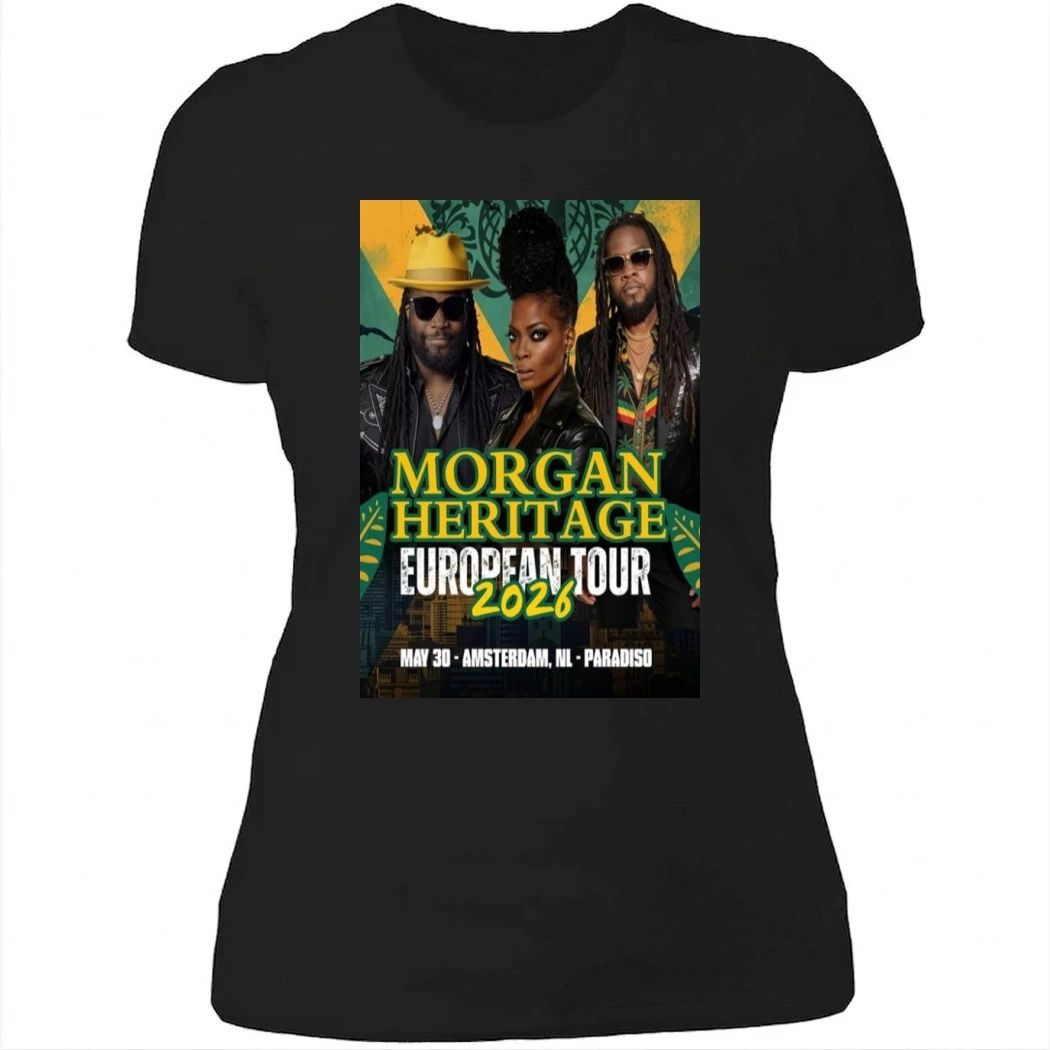 Morgan Heritage Amsterdam, NL May 30 2026 Poster Shirt