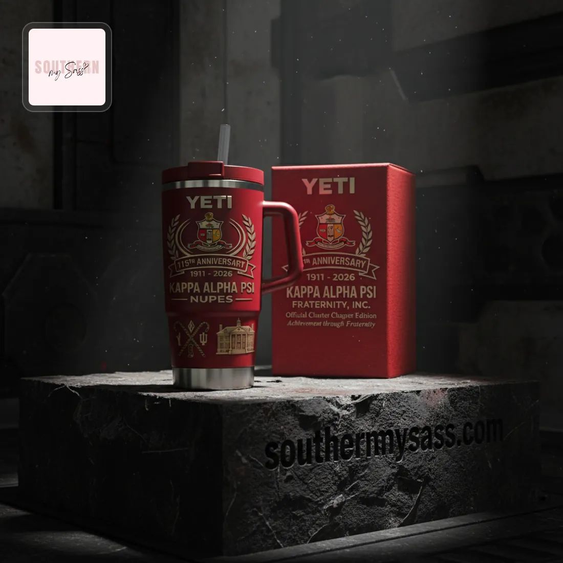YETI Kappa Alpha Psi 115th Anniversary 1911-2026 Handled Tumbler