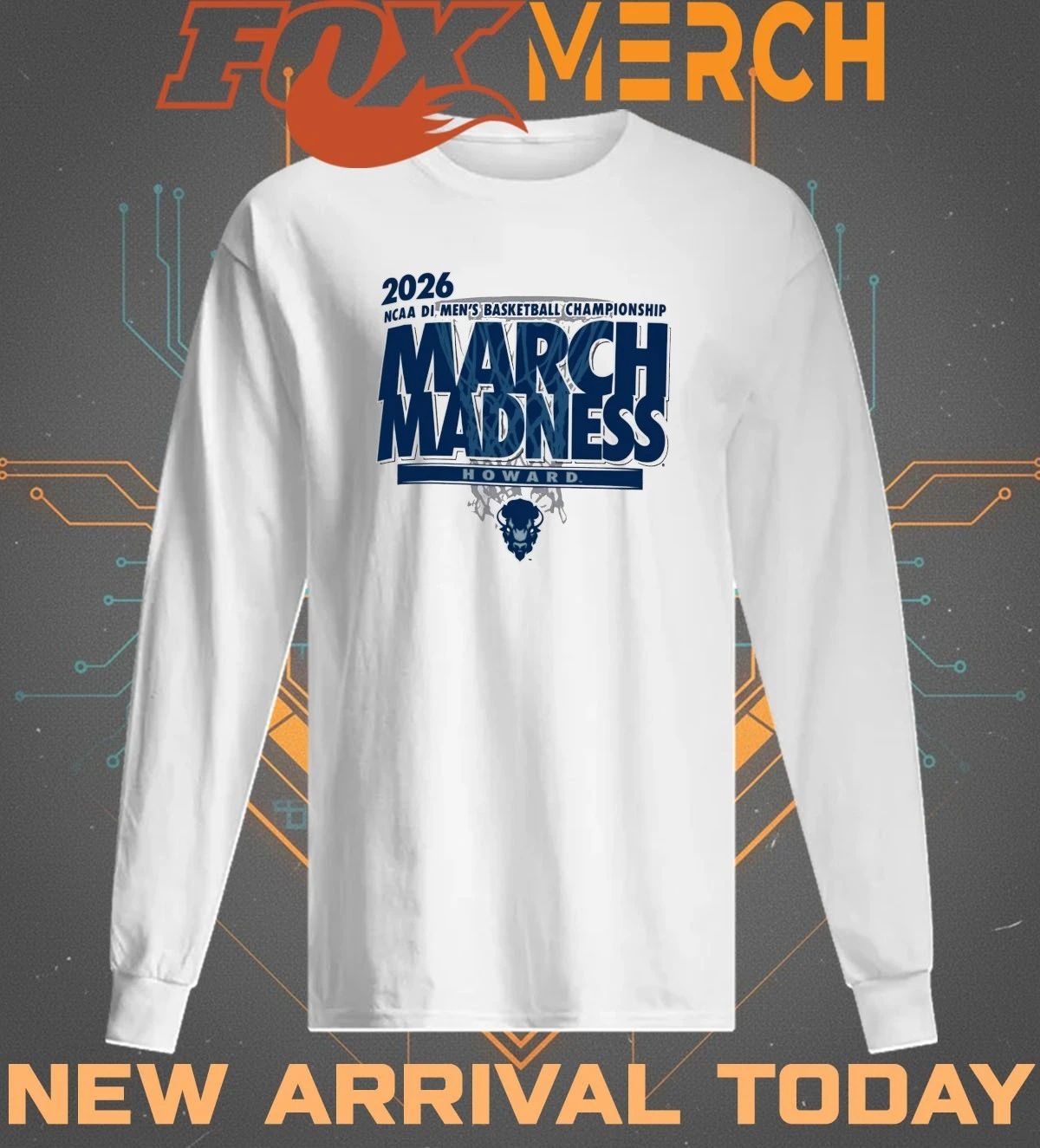 Howard Bison 2026 NCAA DI Men’s Basketball Championship March Madness t-shirt