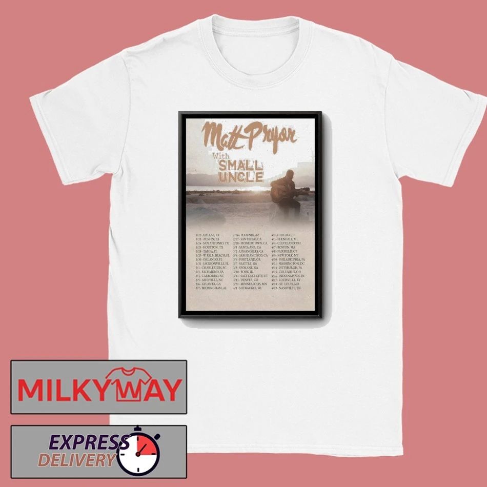 Matt Pryor With Small Uncle The Salton Sea 2026 Tour Poster shirt