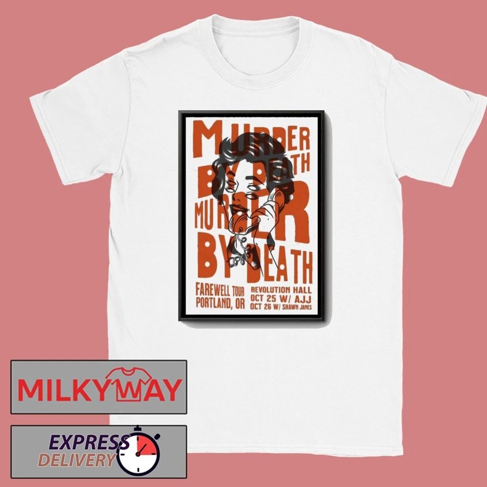 Murder By Death Revolution Hall Portland OR Poster shirt
