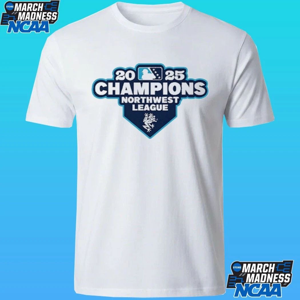 Everett Aquasox 2025 Northwest League Champions Shirt