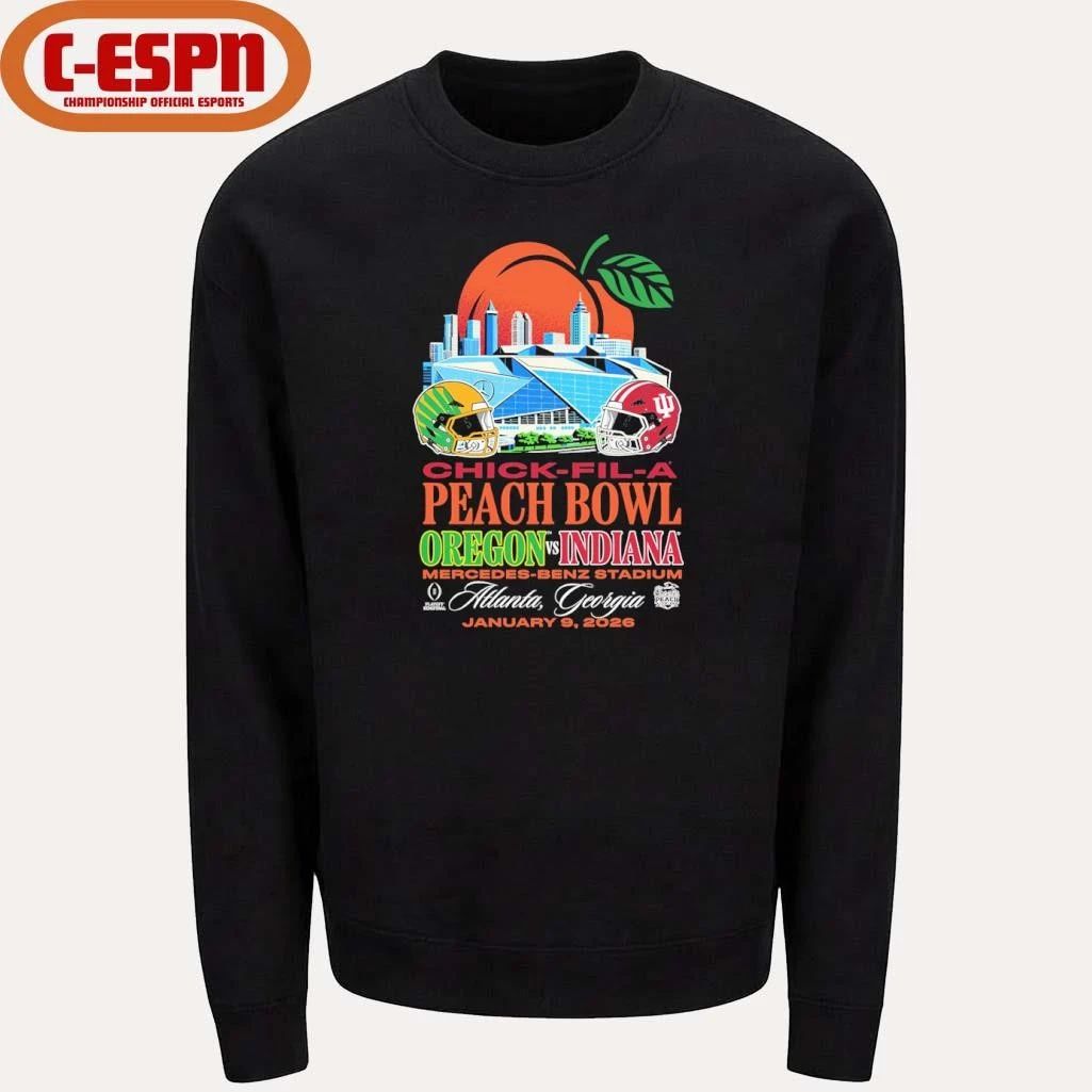 Chick-Fil-A Peach Bowl IU Vs Oregon Mercedes-Benz Stadium T-Shirt